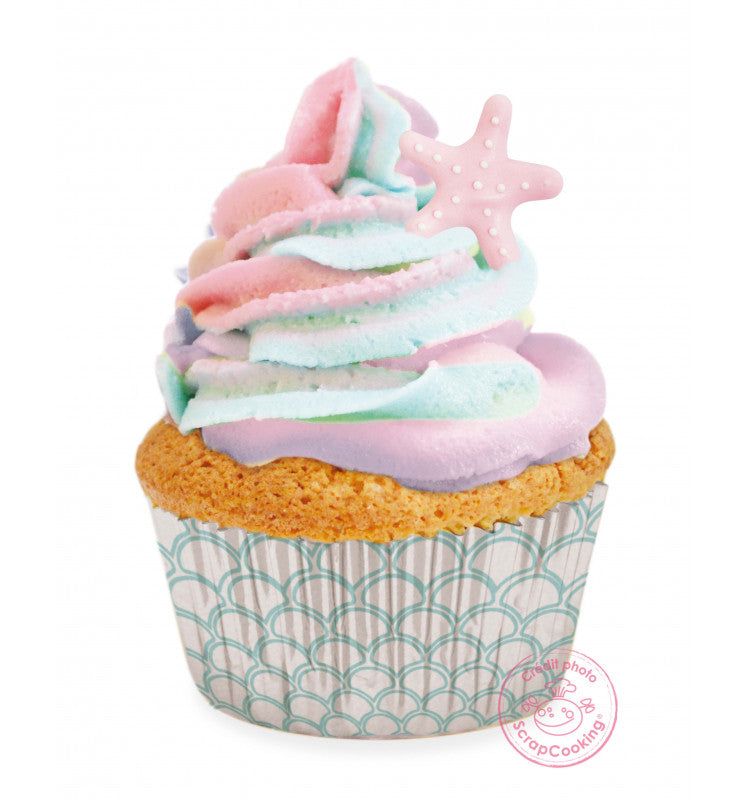 Caissette cupcake Tropical x36 - ScrapCooking - MaSpatule