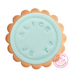 Tampon pour personnaliser les biscuits