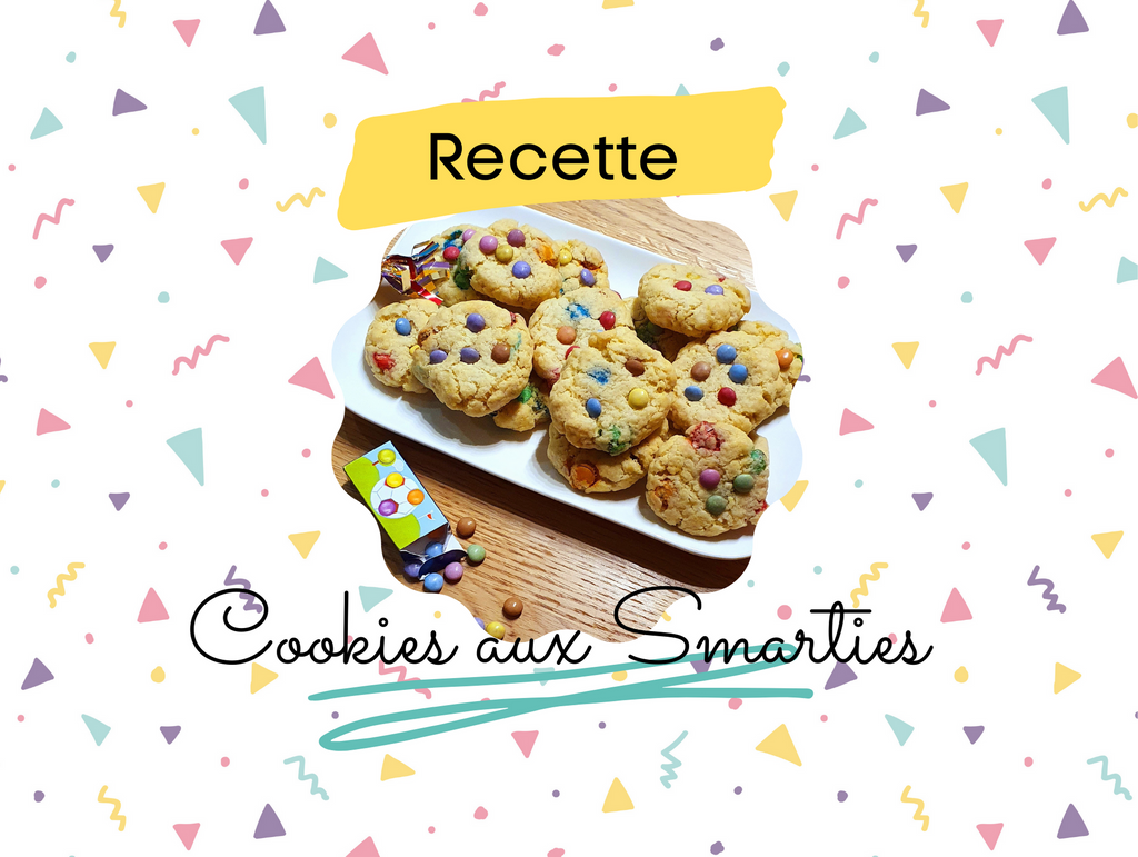 Découvrez notre recette de Cookies aux Smarties pour un gouter de carnaval