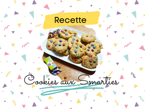 Découvrez notre recette de Cookies aux Smarties pour un gouter de carnaval