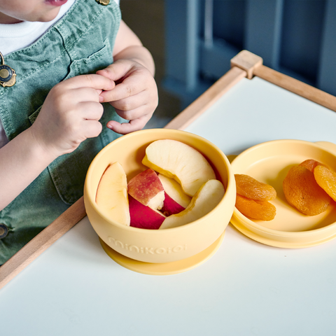 Assiette en bambou avec ventouse - Petite Souris Lässig – Les Baby's