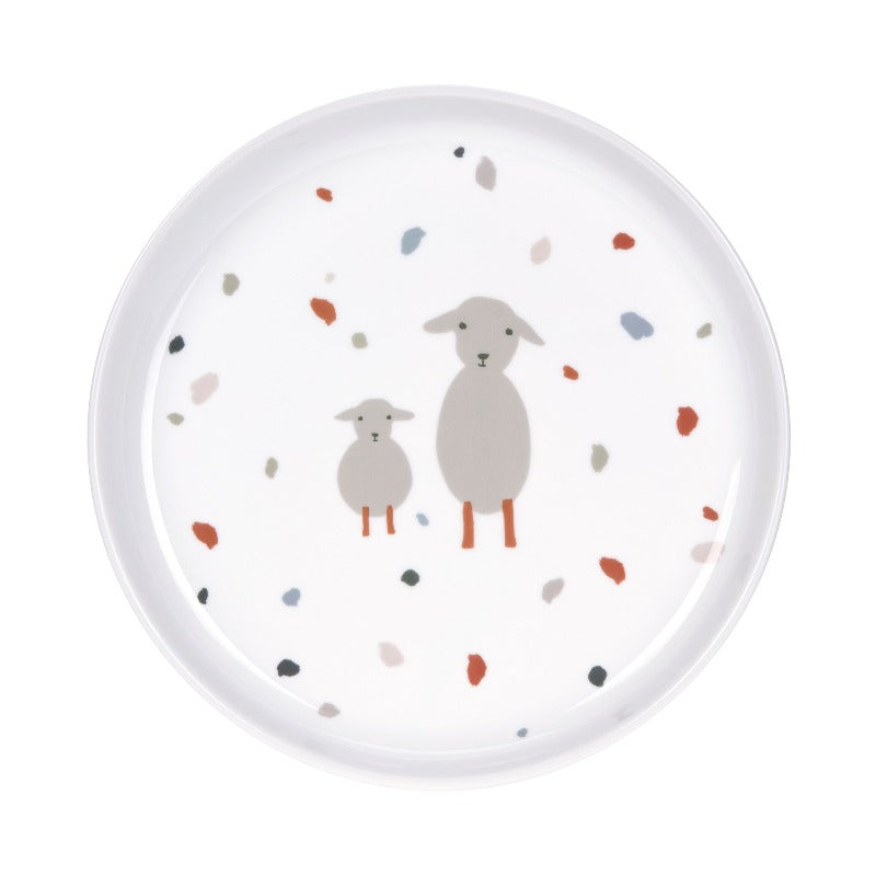 Assiette en porcelaine Tiny Farmer Mouton – Les Baby's