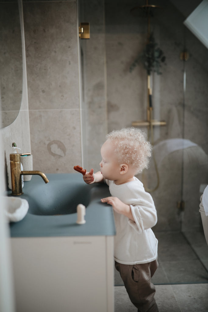 Brosse de bain pour cheveux bébé - Grey