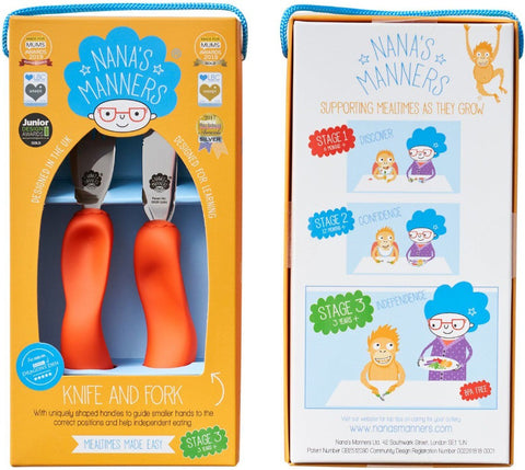 Fourchette pour enfant Caring : taille adaptée et couleurs sympas