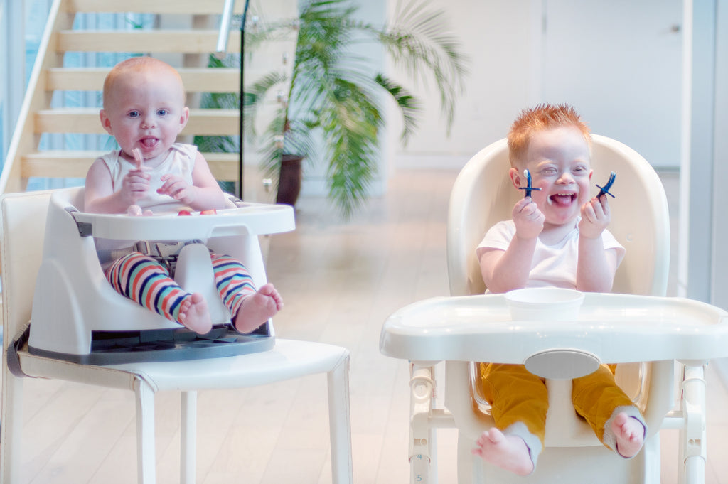 Couverts d'apprentissage ergonomiques pour bébé Blanc - Cdiscount