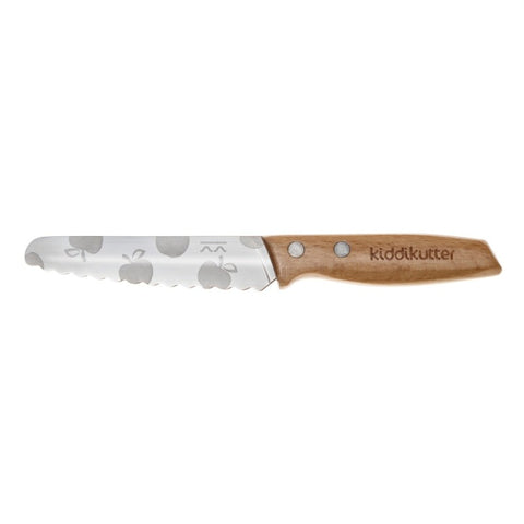Couteau inox blanc pour bébé/enfant manche biosourcé - Mill'O Bébé